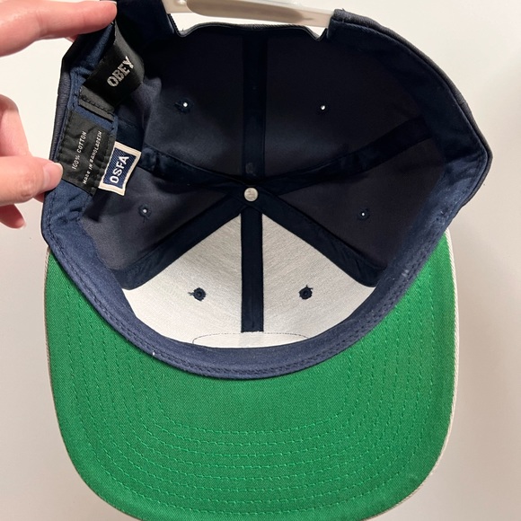 Obey Hat - Star Logo with Crown - Blue and Grey - Picture 2 of 2